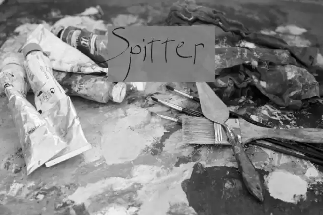 Spitter Font examples