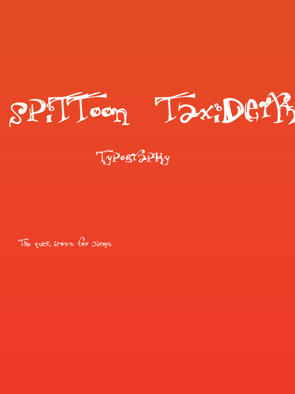 Spittoon  taxidermist jr. Poster