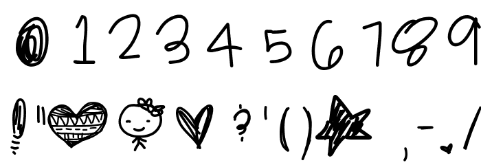 SpizikeHand Font OTHER CHARS