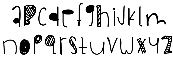 SpizikeHand Font LOWERCASE