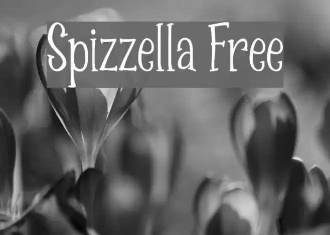 Spizzella Free Font examples