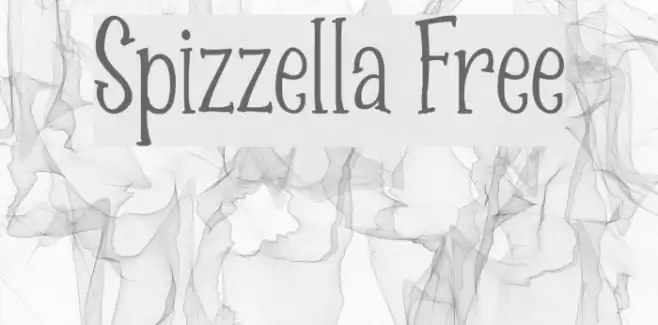 Spizzella Free Font examples