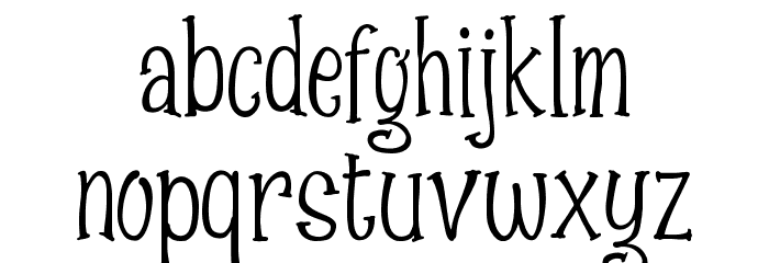 Spizzella Free Font LOWERCASE