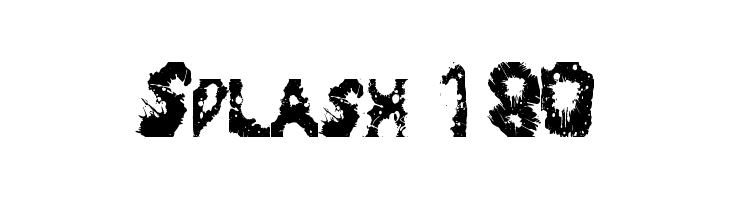 Splash 180  Descarca Fonturi Gratis