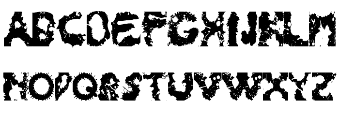 Splash 180 Font LOWERCASE