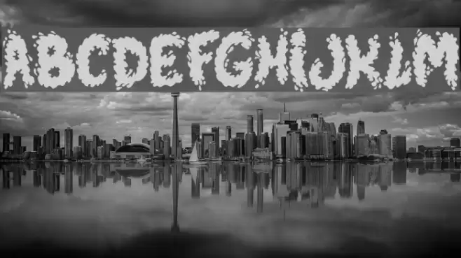 Splash Black Font examples