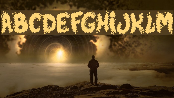 Splash Black Font examples