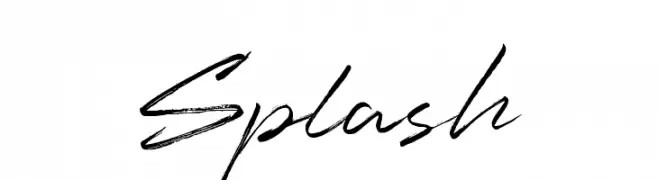 Splash  Fuentes Gratis Descargar