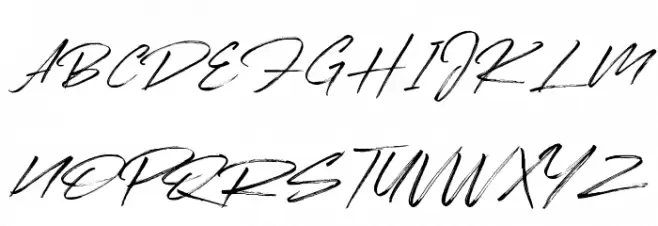 Splash Schriftart Groß