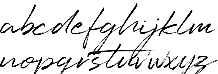 Splash Font LOWERCASE