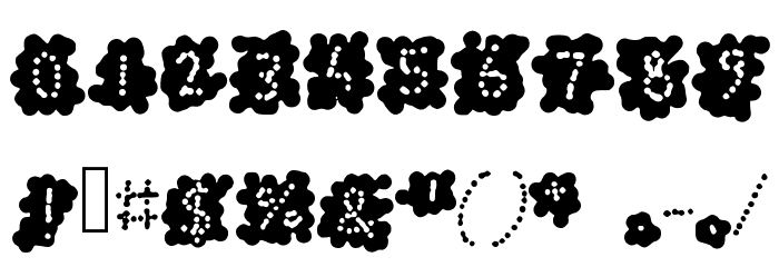 SplashBlobsnDots Font OTHER CHARS