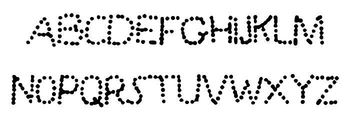 SplashBlobsnDots Font LOWERCASE