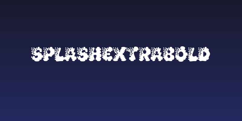 SplashExtraBold Social Header