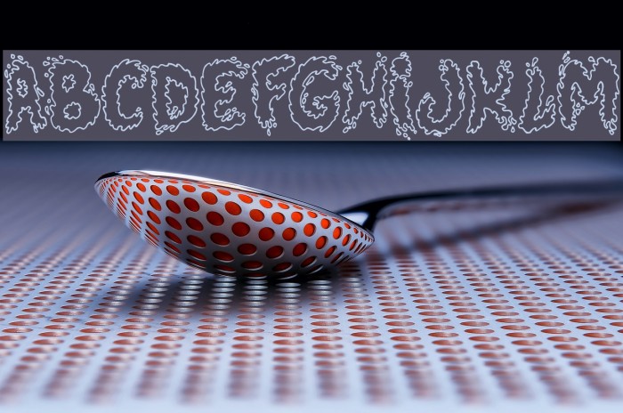 Splash Font examples