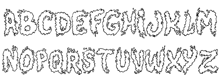 Splash Font LOWERCASE