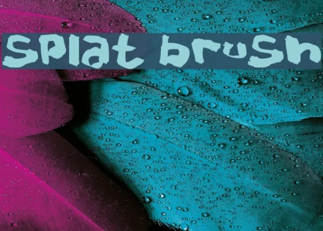 Splat Brush Example 1