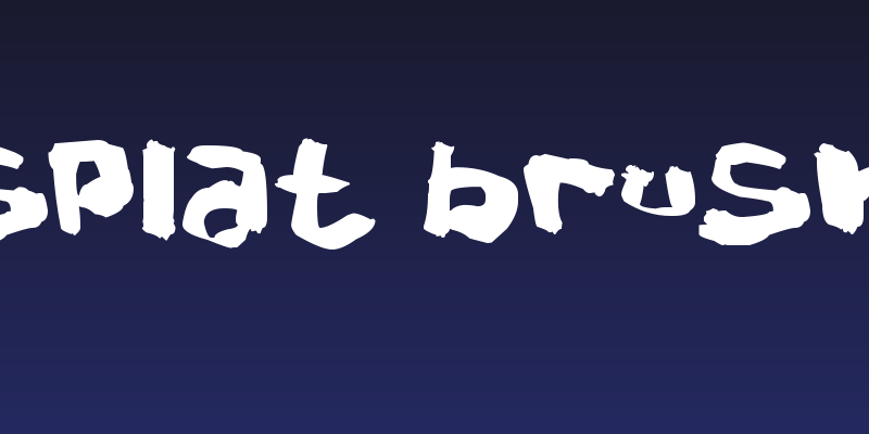 Splat Brush Social Header