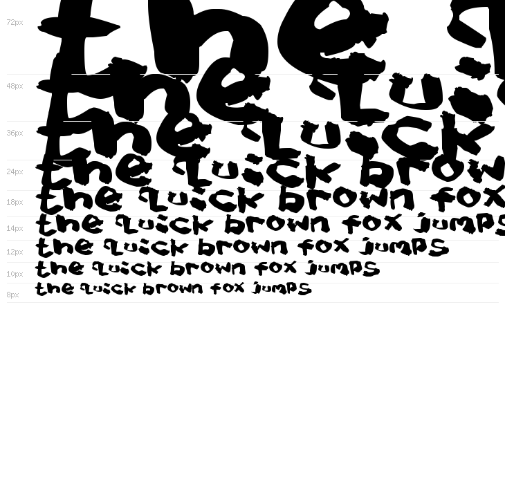 Splat Brush Waterfall