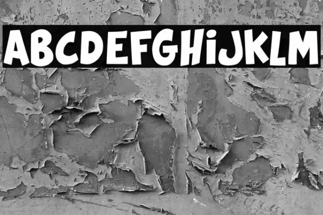 Splatch Font examples