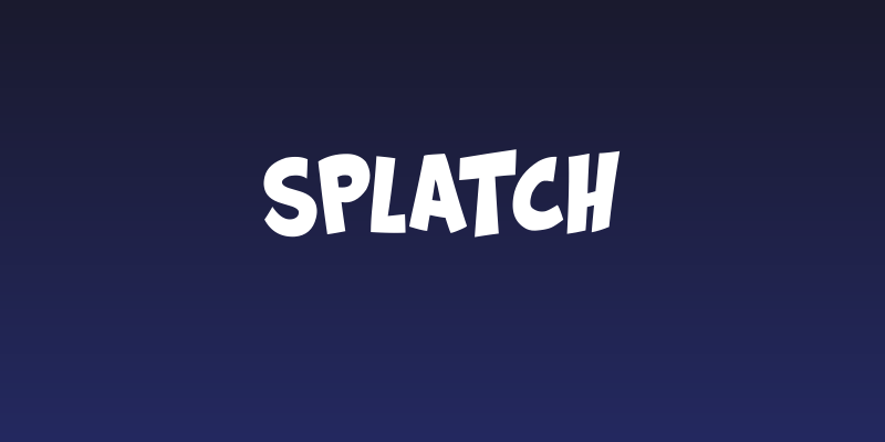 Splatch Social Header