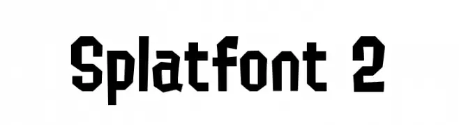 Splatfont 2  Frei Schriftart Herunterladen