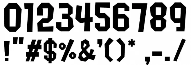 Splatfont 2 Font OTHER CHARS