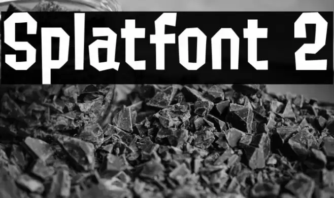 Splatfont 2 Font examples