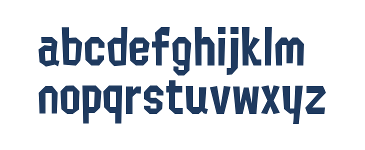 Splatfont 2 Lowercase