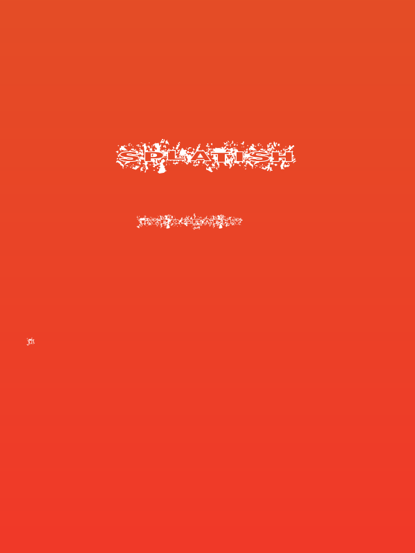 Splatish Poster