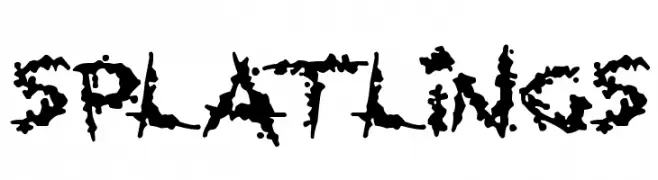 Splatlings  Frei Schriftart Herunterladen