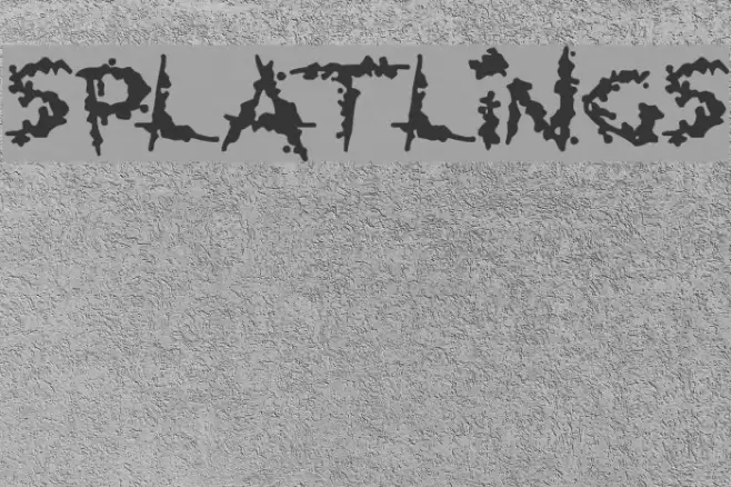 Splatlings Font examples