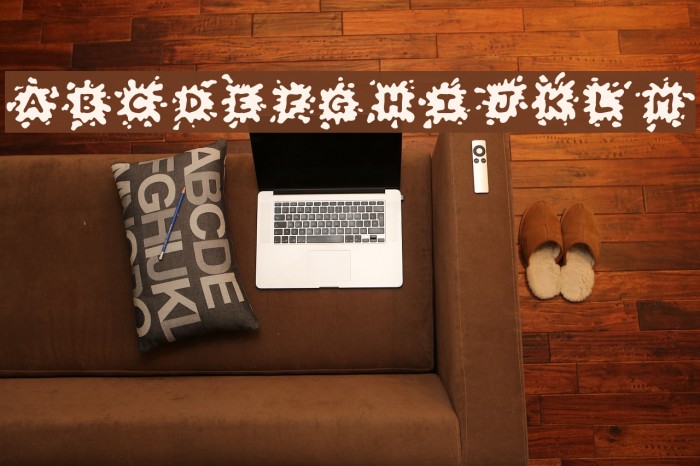Splats Font examples