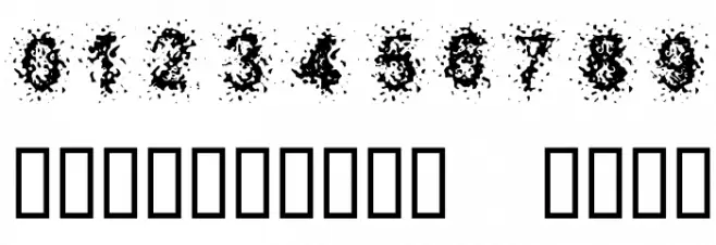 Splatter Caps خط محارف أخرى