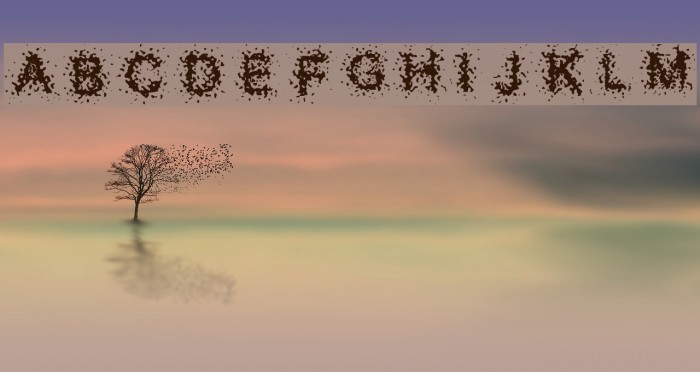Splatter Caps Font examples