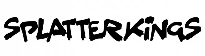 Splatter Kings  Frei Schriftart Herunterladen