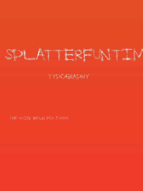 SplatterFuntime Poster
