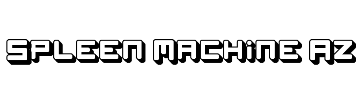 Spleen Machine Az  Frei Schriftart Herunterladen