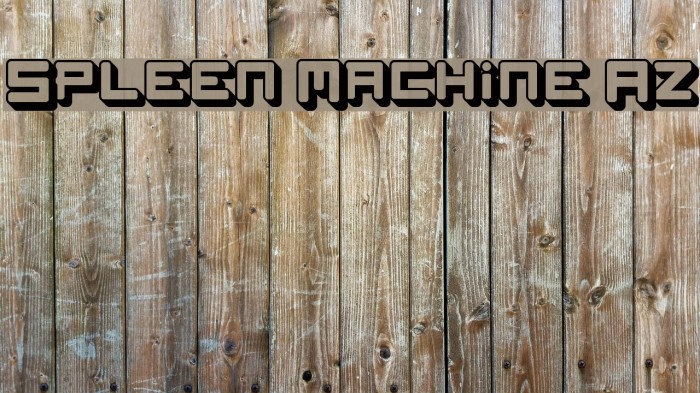 Spleen Machine Az Polices examples