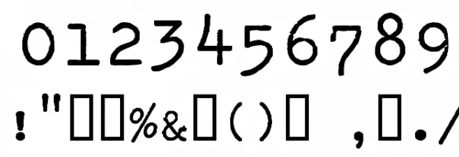 Splendid 66 Bold Font OTHER CHARS