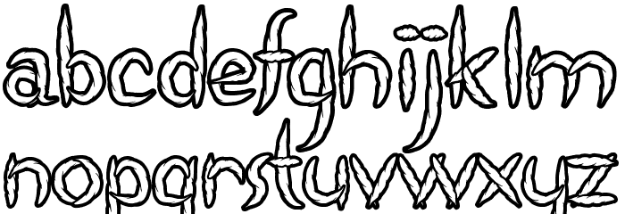 Spliffs Font LOWERCASE