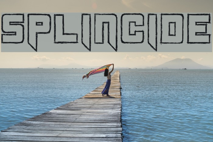 Splincide Font examples
