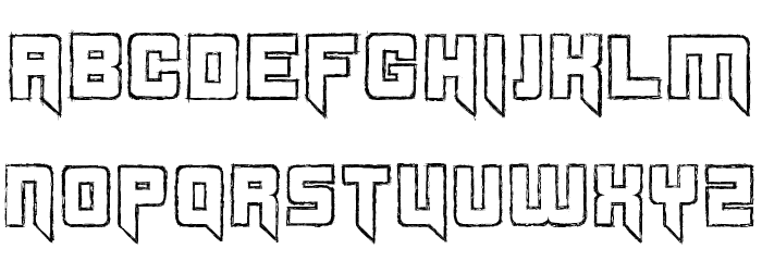 Splincide Font LOWERCASE
