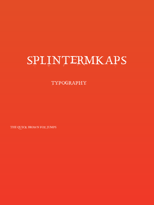 SplinterMKaps Poster