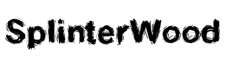 SplinterWood  Fuentes Gratis Descargar
