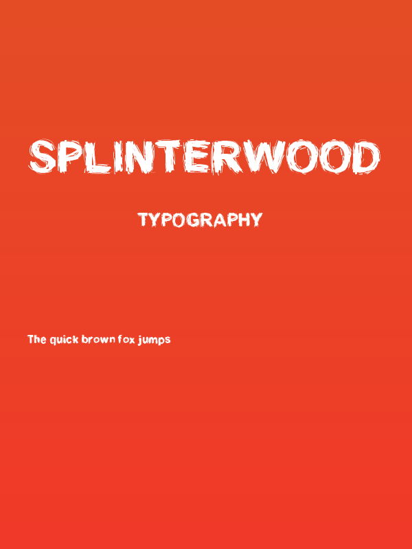 SplinterWood Poster