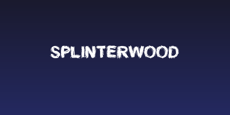 SplinterWood Social Header