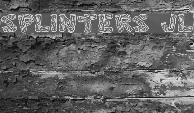 Splinters JL Font examples