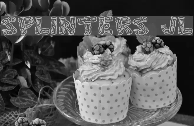 Splinters JL Font examples