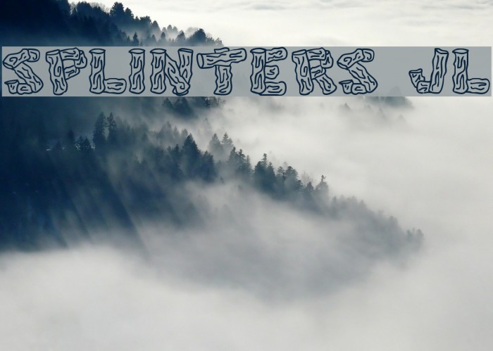 Splinters JL Font examples