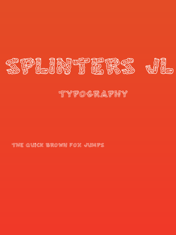 Splinters JL Poster